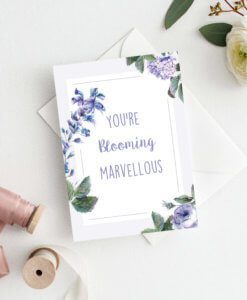 You're blooming marvellous mothers day card by Rodo Creative