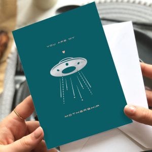 Mothership Card featuring silver foil - Perfect for Mother's Day - By Rodo Creative