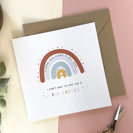Rainbow Cuddle Card - Designed by Rodo Creative wedding stationery - greeting cards