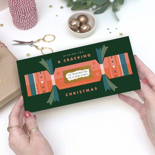 Cracking Christmas Scratch Surprise Card - Designed by Rodo Creative