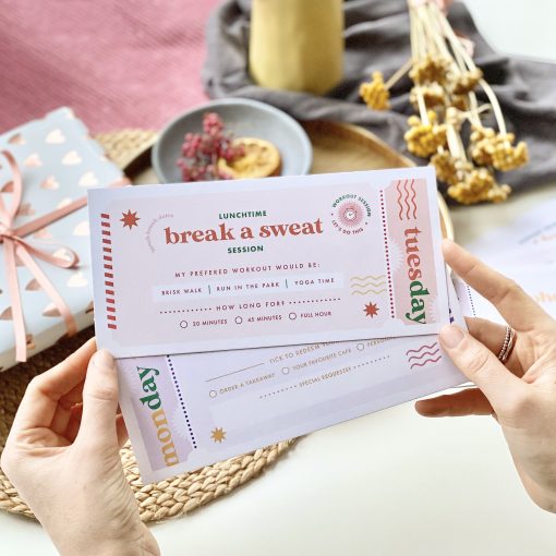 Lunch Break Date Coupons - Designed by Rodo Creative