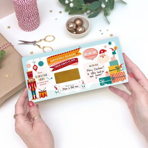 Santa's North Pole Delivery Ticket With Scratch Reveal - Designed by Rodo Creative in Manchester